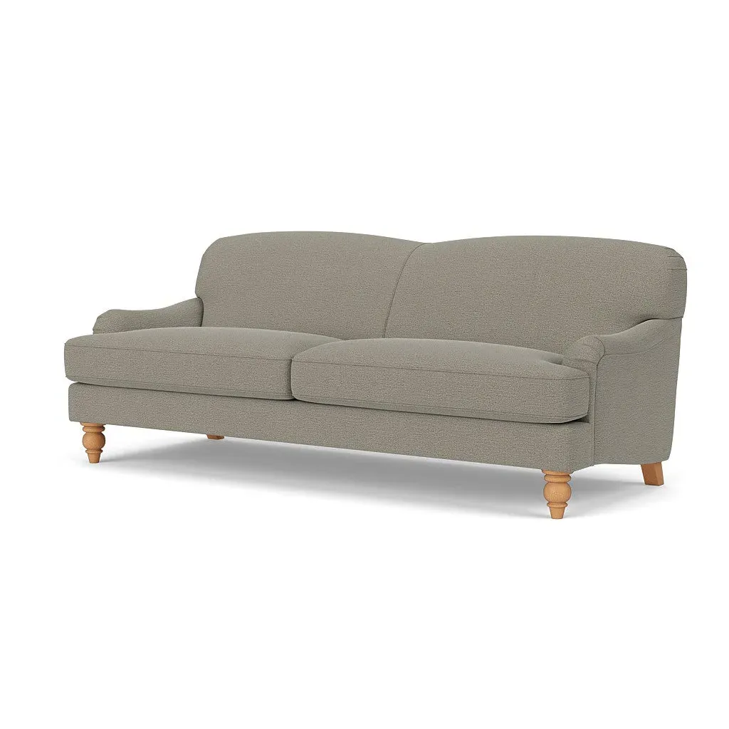 4-Seater Sofa - Flax, Rustic Weave