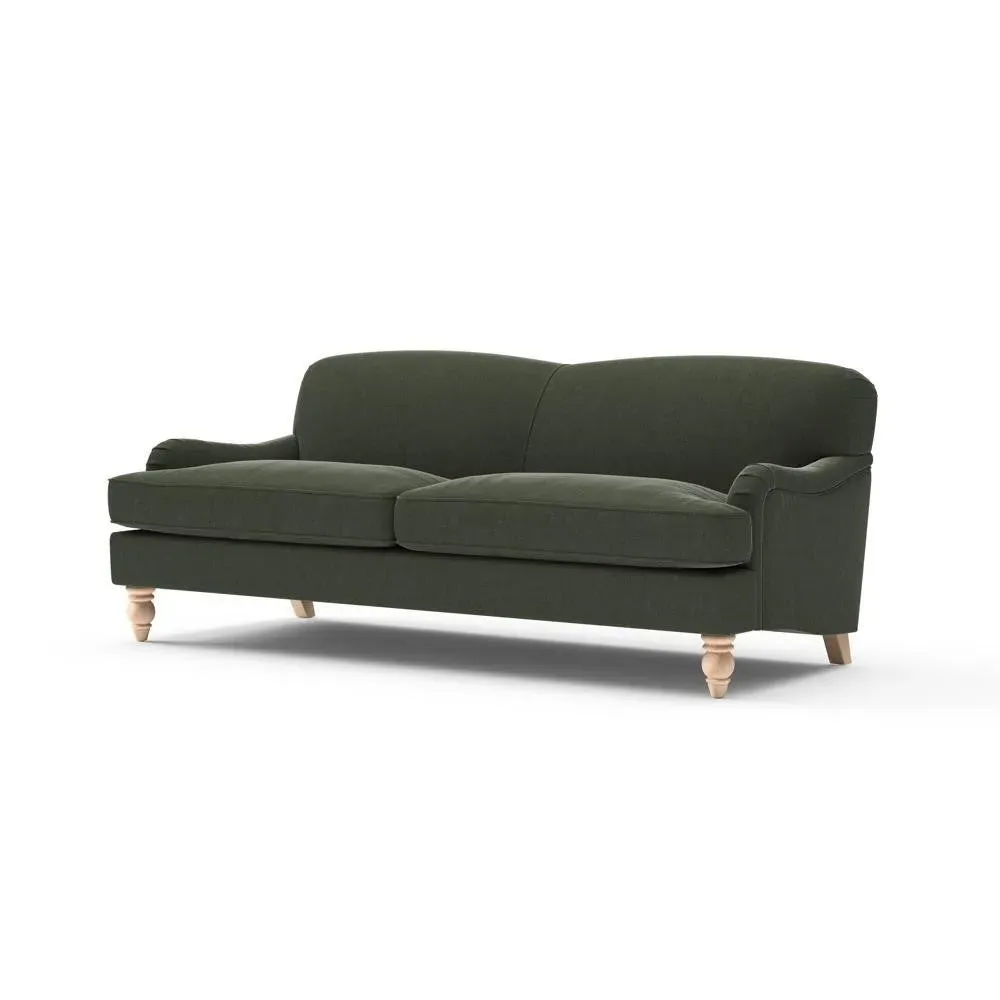 4-Seater Sofa - Green, Eco Chenille