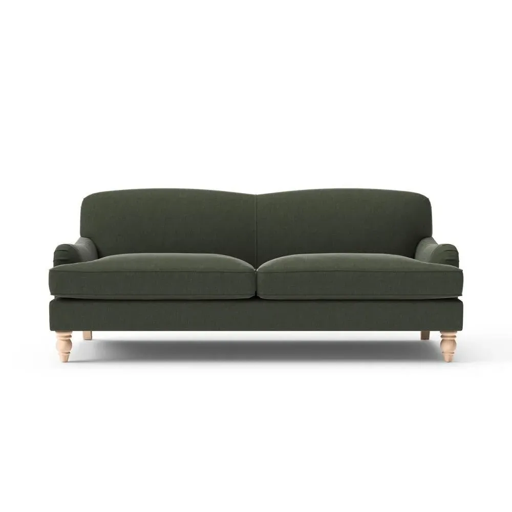 4-Seater Sofa - Green, Eco Chenille