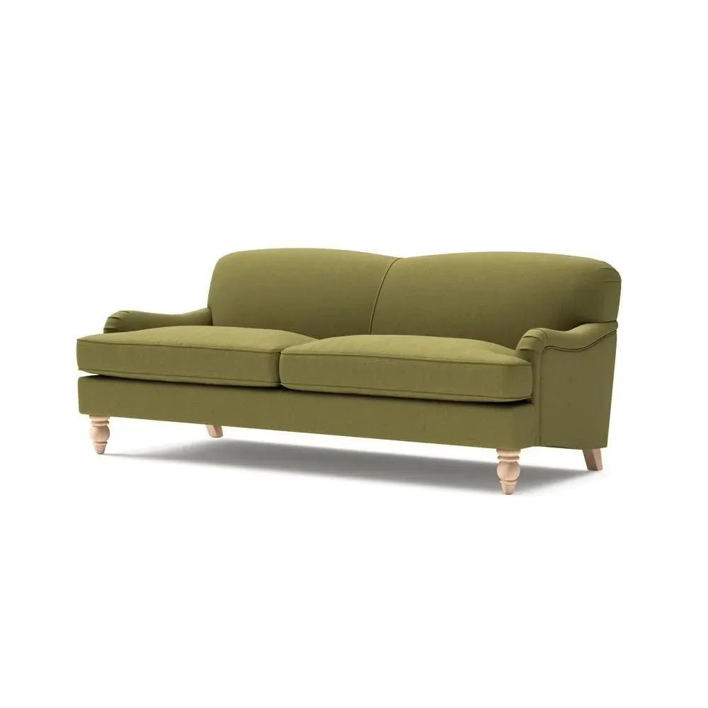 4-Seater Sofa - Green, House Linen Mix