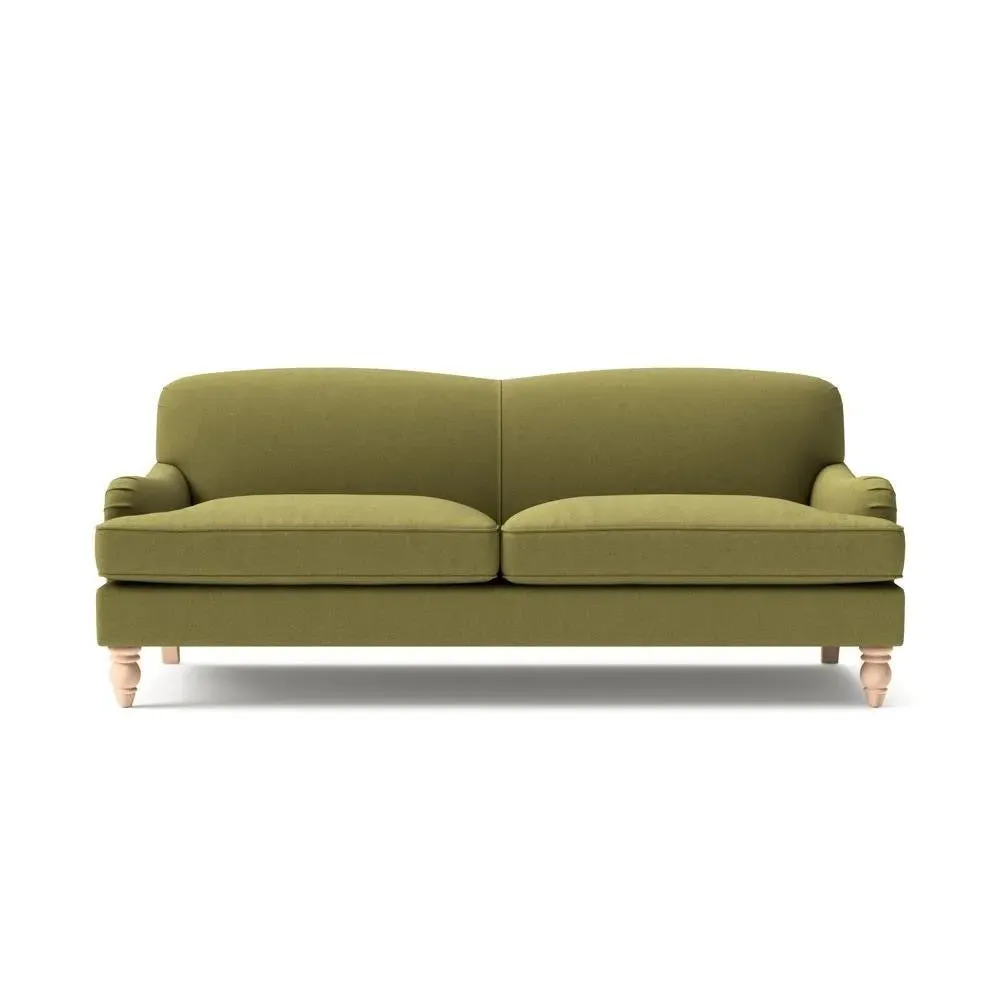 4-Seater Sofa - Green, House Linen Mix