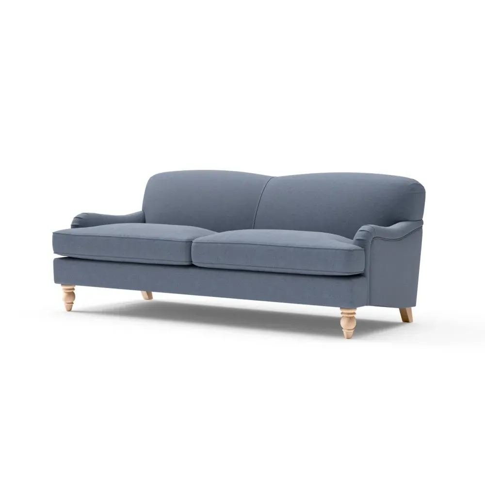 4-Seater Sofa - Indigo, House Linen Mix