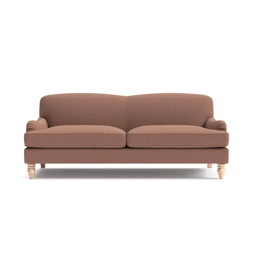 4-Seater Sofa - Pink, Linen