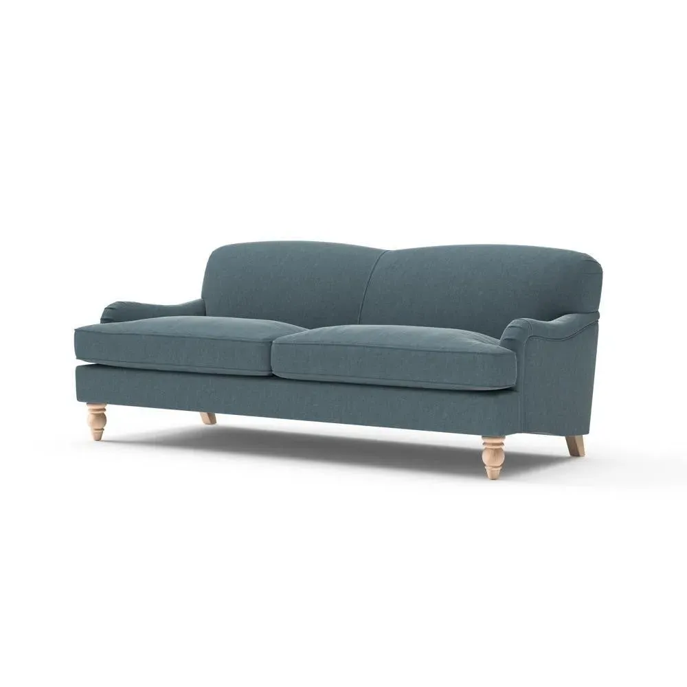 4-Seater Sofa - Teal, Eco Chenille