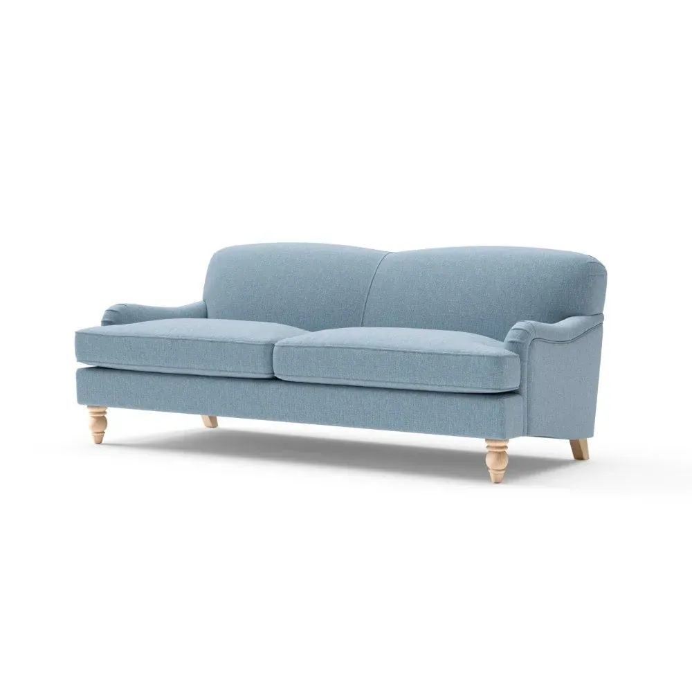 4-Seater Sofa - Teal, Rustic Weave