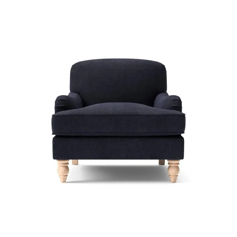Armchair - Black, Eco Chenille image