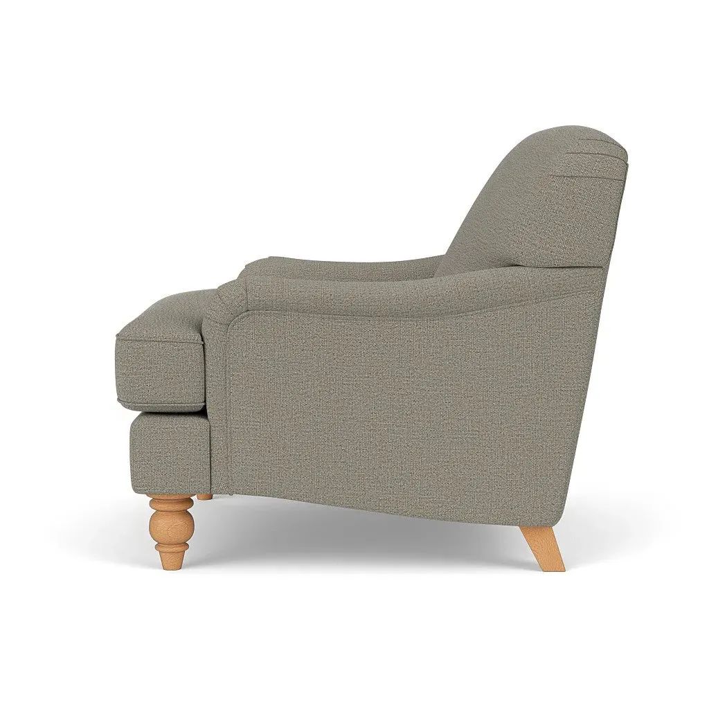 Armchair - Flax, Rustic Weave