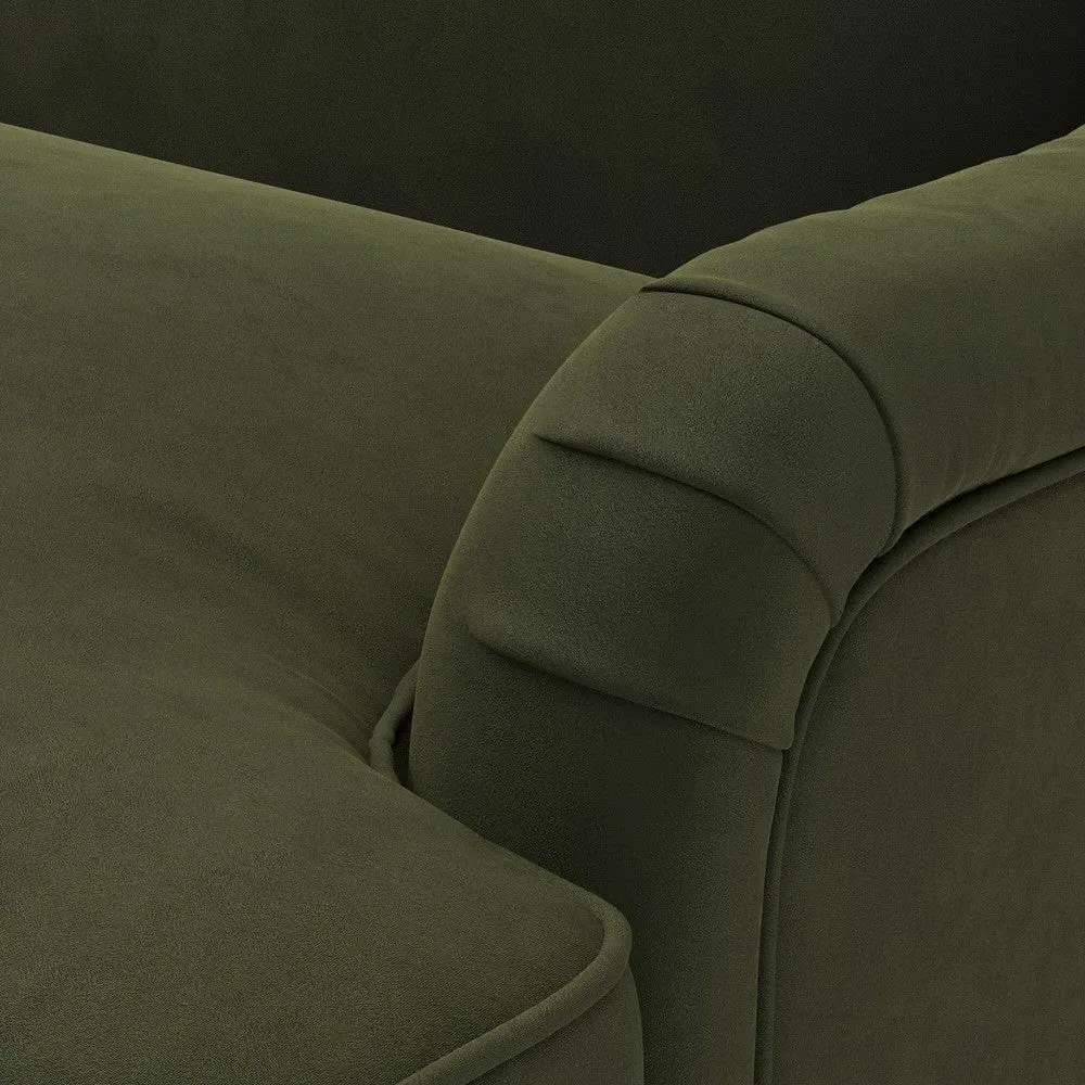 Armchair - Forest Green, Matt Velvet