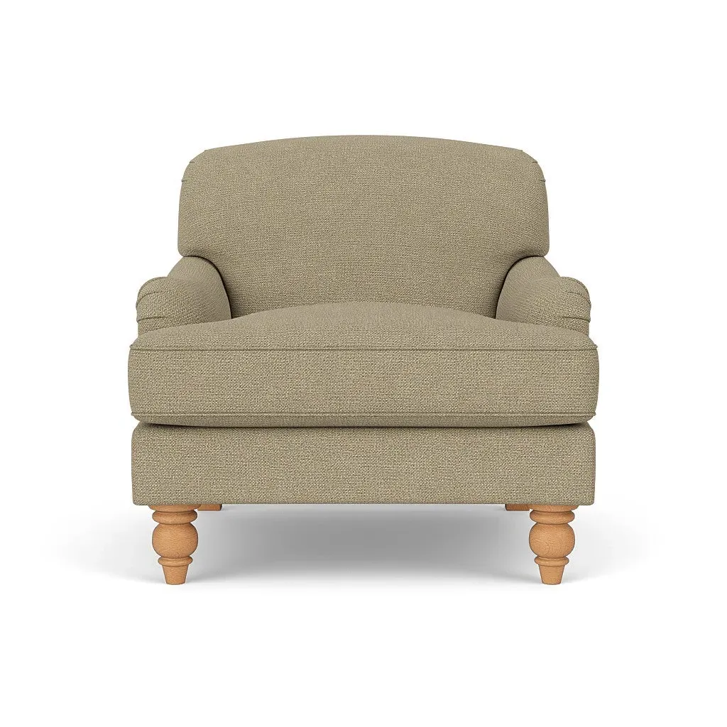 Armchair - Green Marl, House Weave