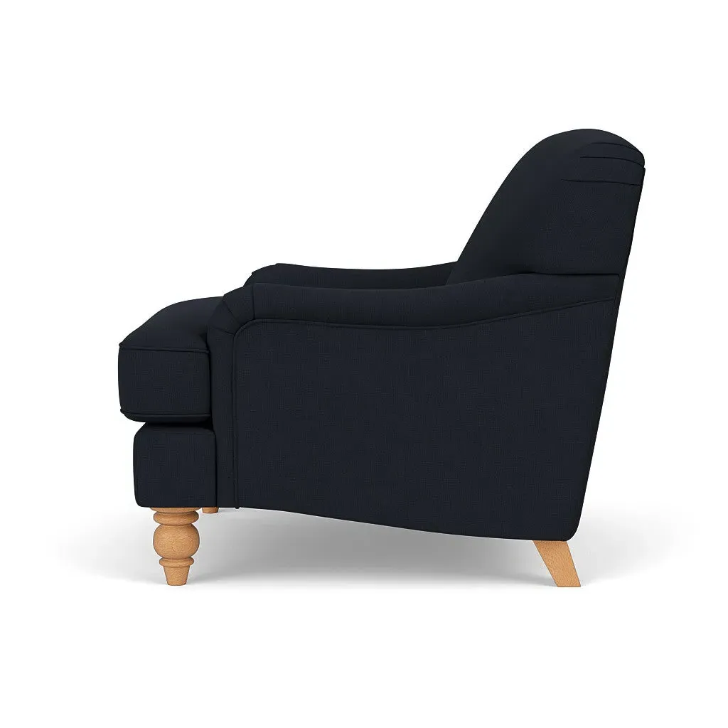 Armchair - Ink, House Linen Mix by The Cotswold Company, image 3