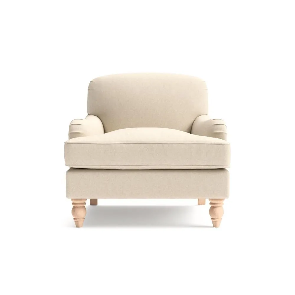 Armchair - Lily White, House Linen Mix
