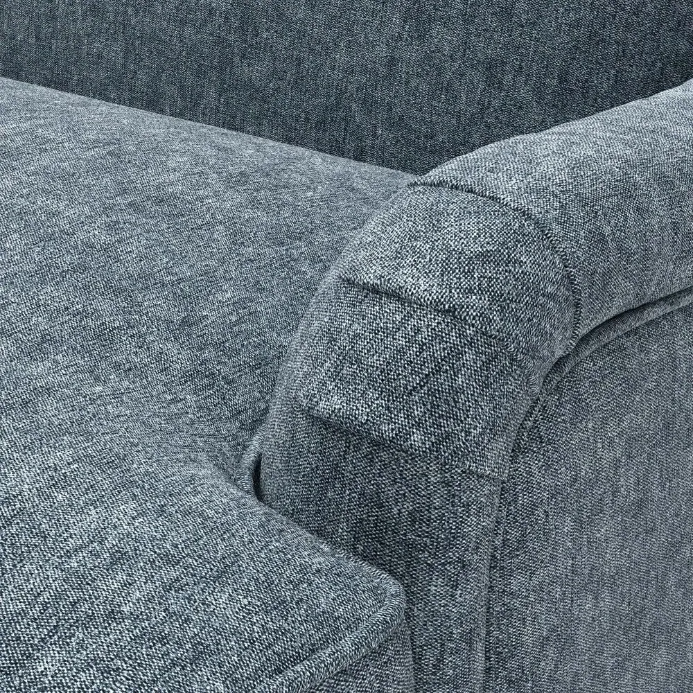 Armchair - Mid Blue, Aquaclean Oxford