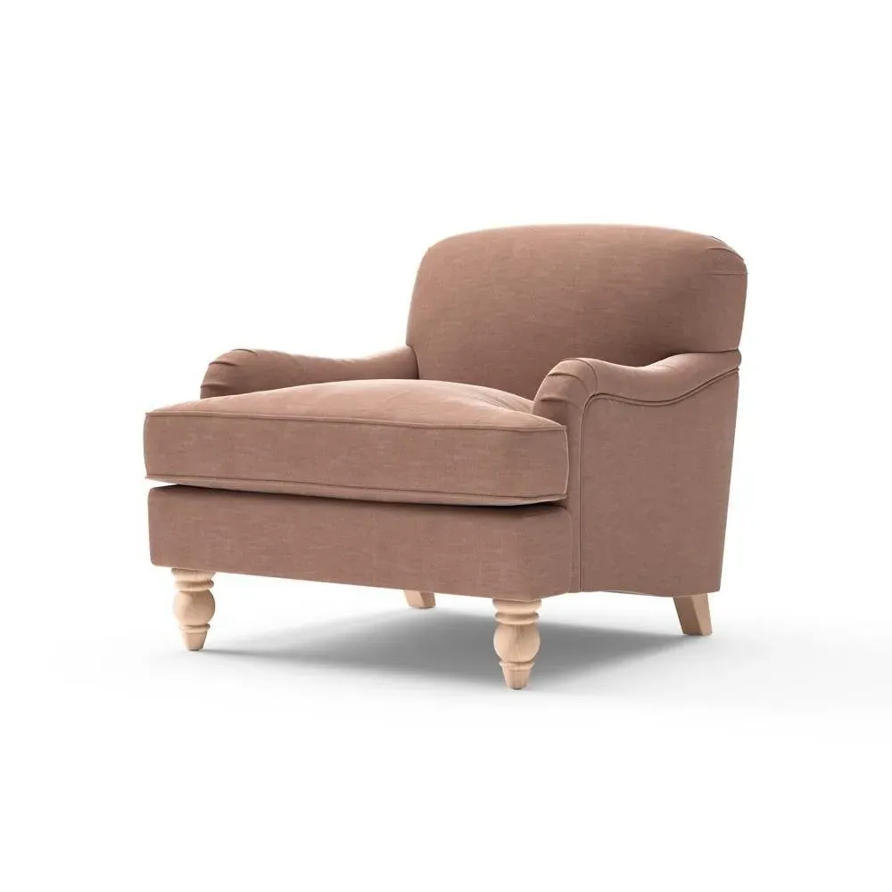 Armchair - Pink, Eco Chenille