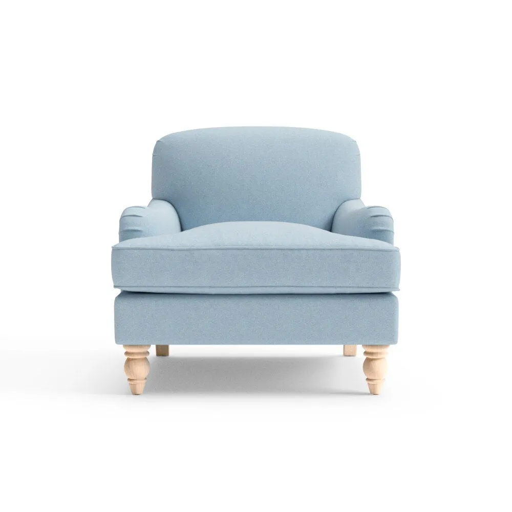 Armchair - Sky Blue, House Linen Mix