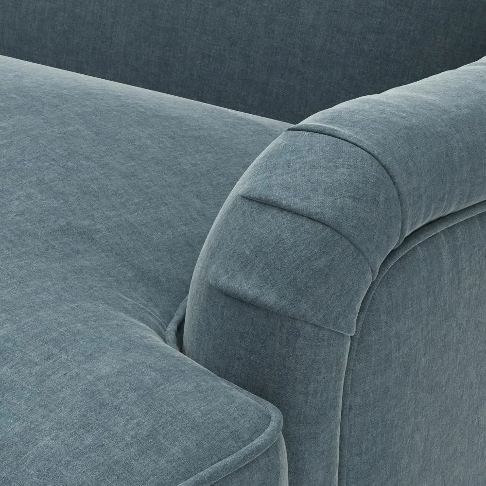Armchair - Teal, Eco Chenille