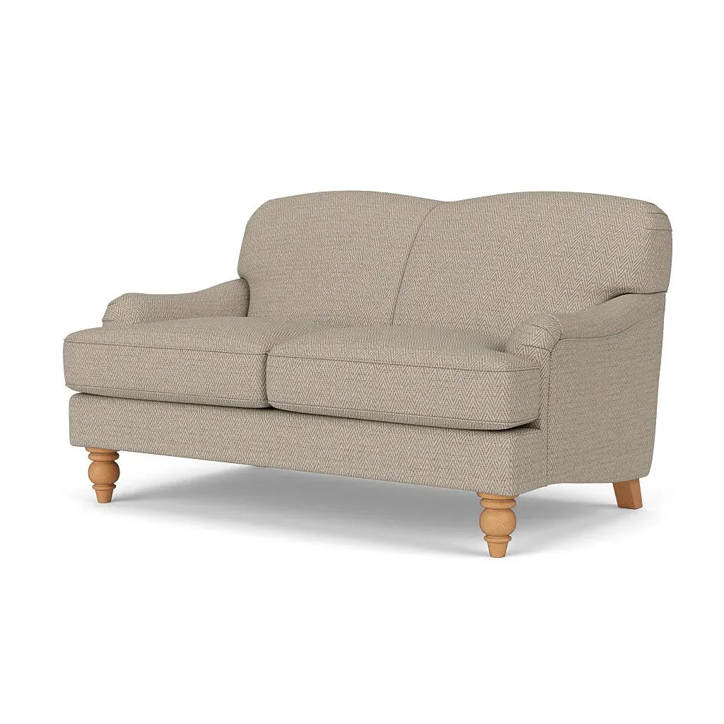 Ashbee 2-Seater Sofa - Natural, Herringbone Weave