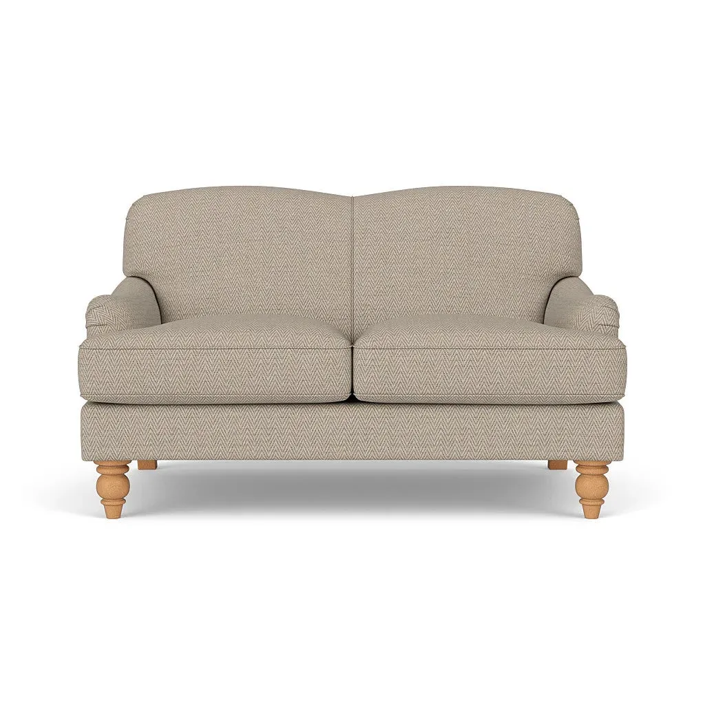 Ashbee 2-Seater Sofa - Natural, Herringbone Weave