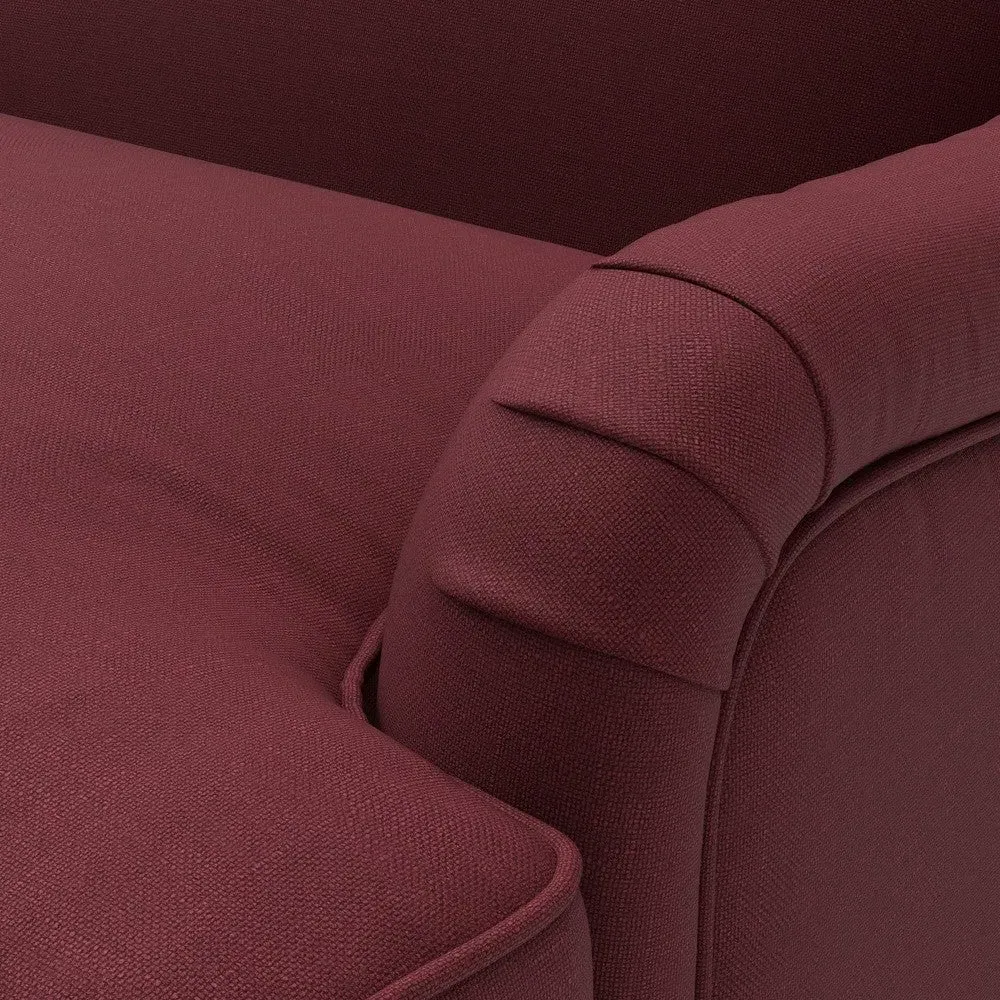 Ashbee 2-Seater Sofa - Red, House Linen Mix