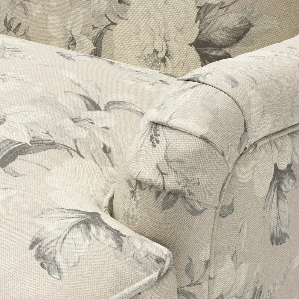 Ashbee 3-Seater Sofa - Clay, Broadway Floral