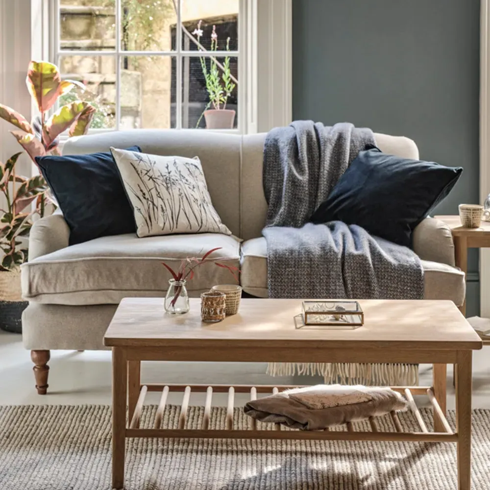 Large 2-Seater Sofa - Natural, House Linen Mix