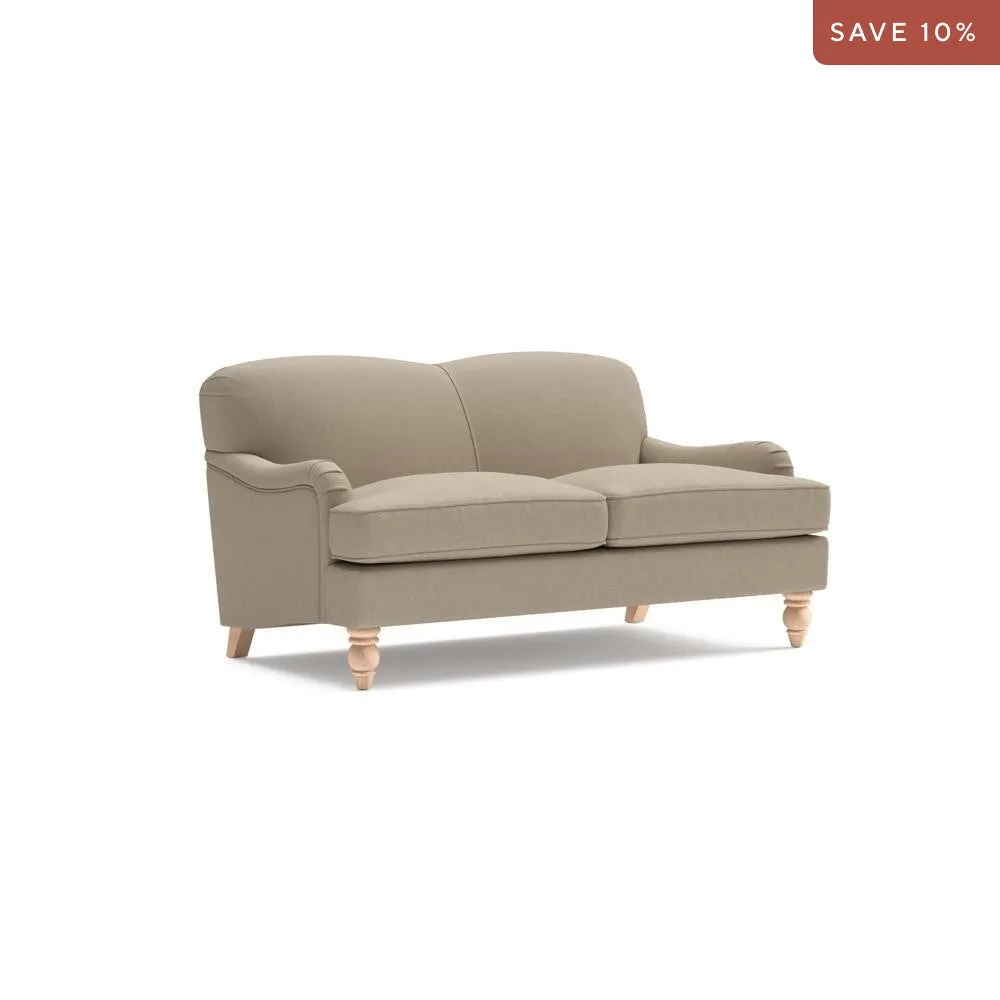 Large 2-Seater Sofa - Natural, House Linen Mix