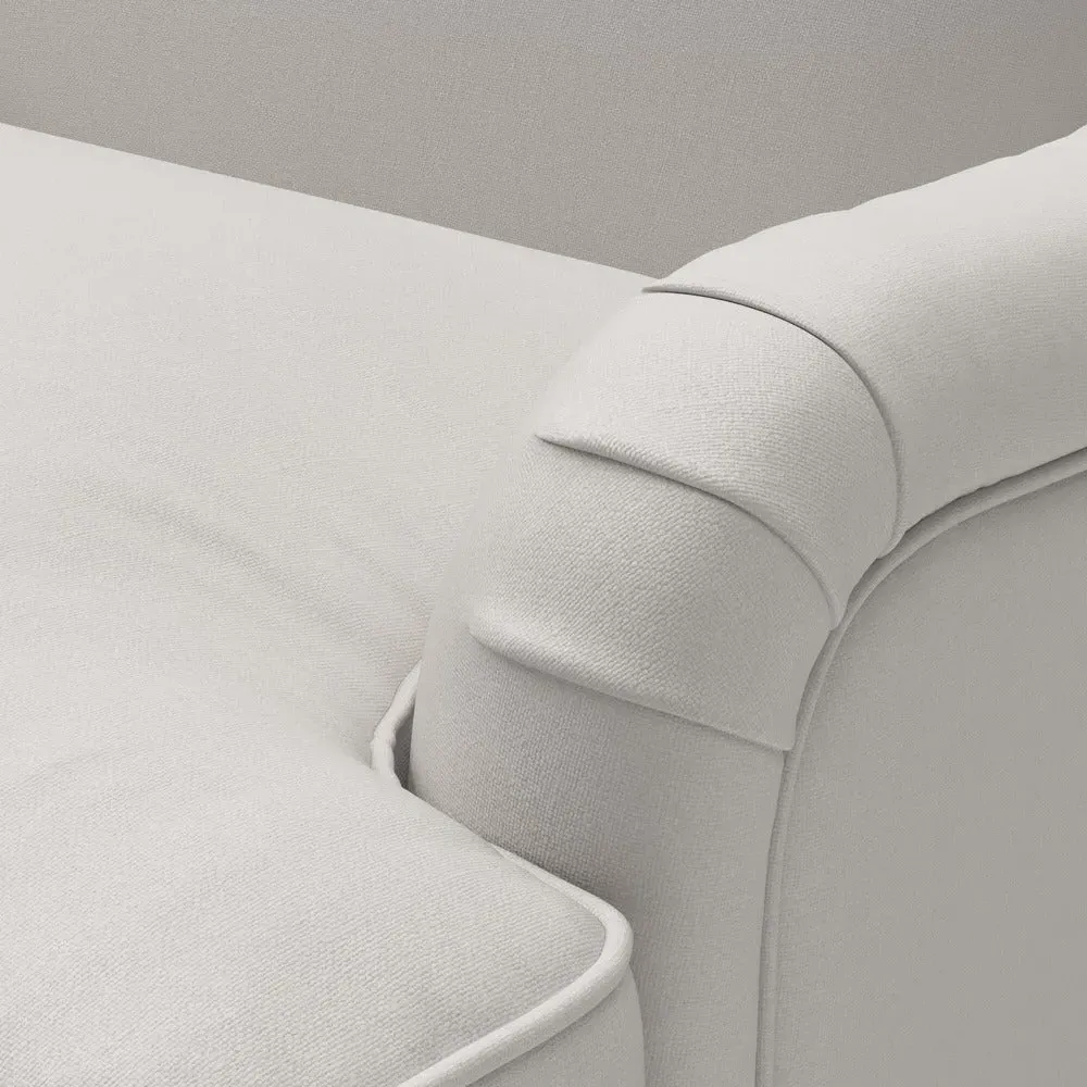 Love Seat - Dove Grey, Linen