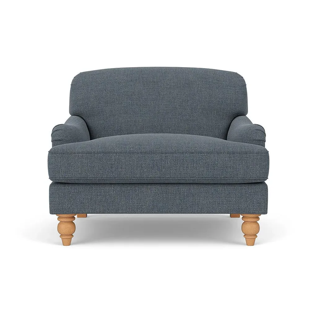 Love Seat - Indigo, Rustic Weave by The Cotswold Company, alternate view