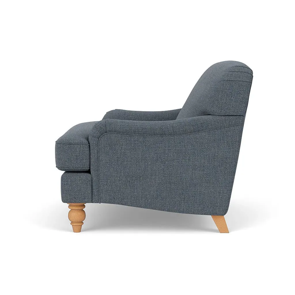 Love Seat - Indigo, Rustic Weave by The Cotswold Company, image 3