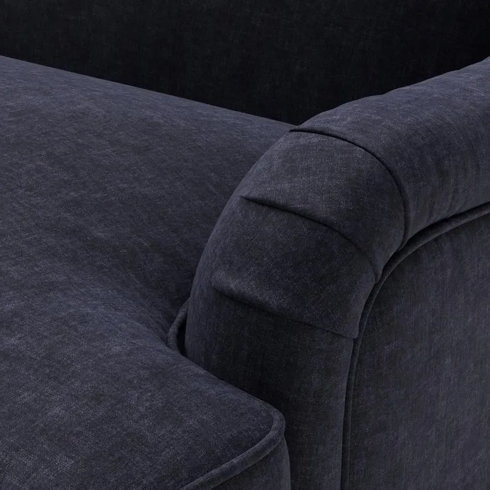 Love Seat - Ink, Eco Chenille