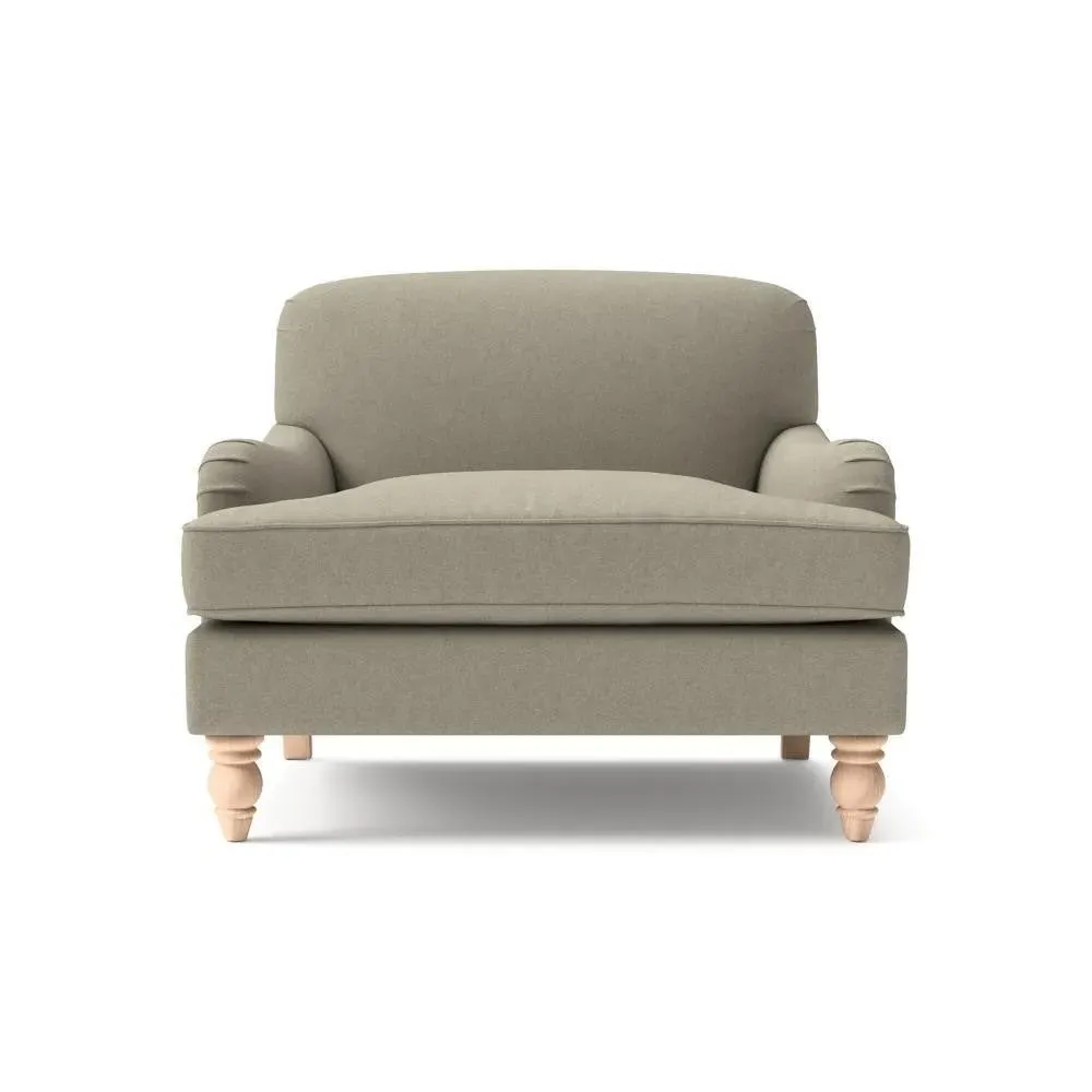 Love Seat - Mid Grey, Linen