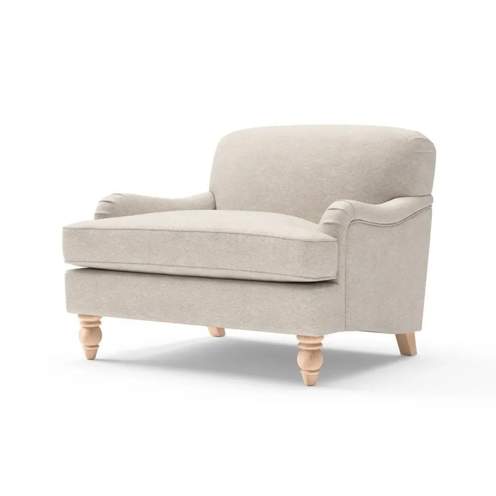 Love Seat - Natural, House Weave