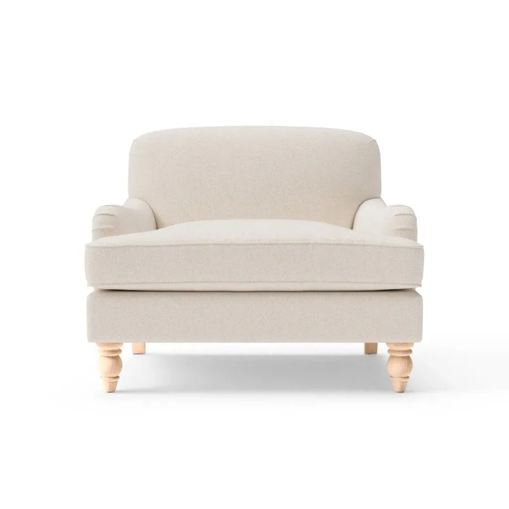 Love Seat - Natural, Rustic Weave