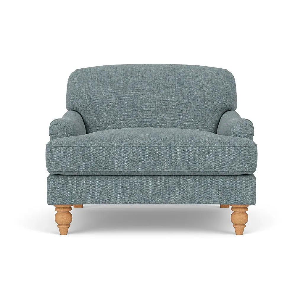 Love Seat - Teal Marl, Rustic Weave by The Cotswold Company, image 2