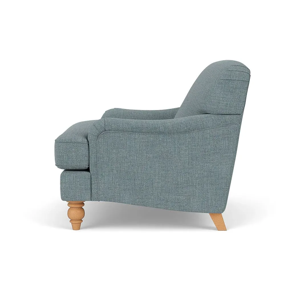 Love Seat - Teal Marl, Rustic Weave by The Cotswold Company, image 3