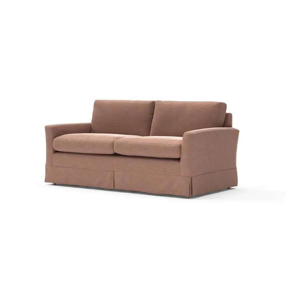 3-Seater Sofa - Dusky Rose, Eco Chenille