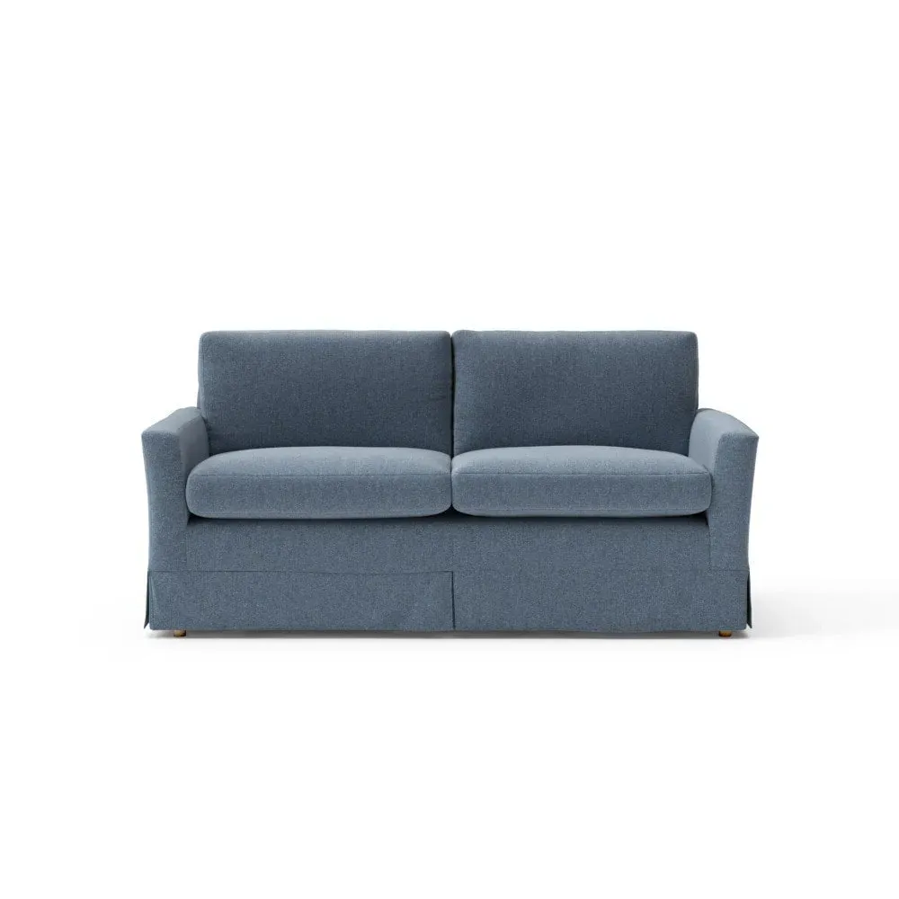 3 Seater Sofa - Indigo, Rustic Weave