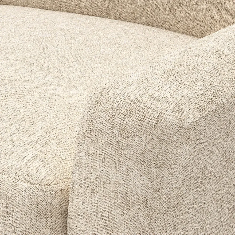 3-Seater Sofa - Natural, Aquaclean Oxford