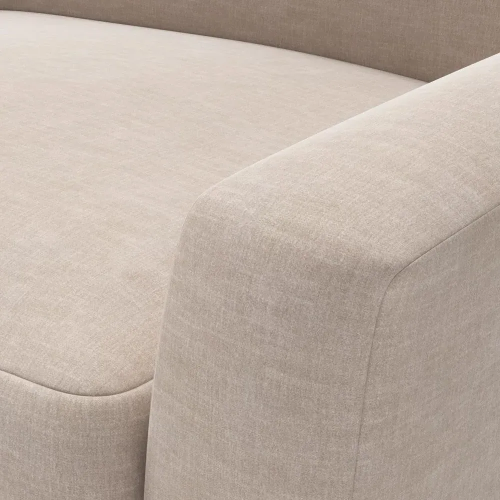 3-Seater Sofa - Natural, Eco Chenille
