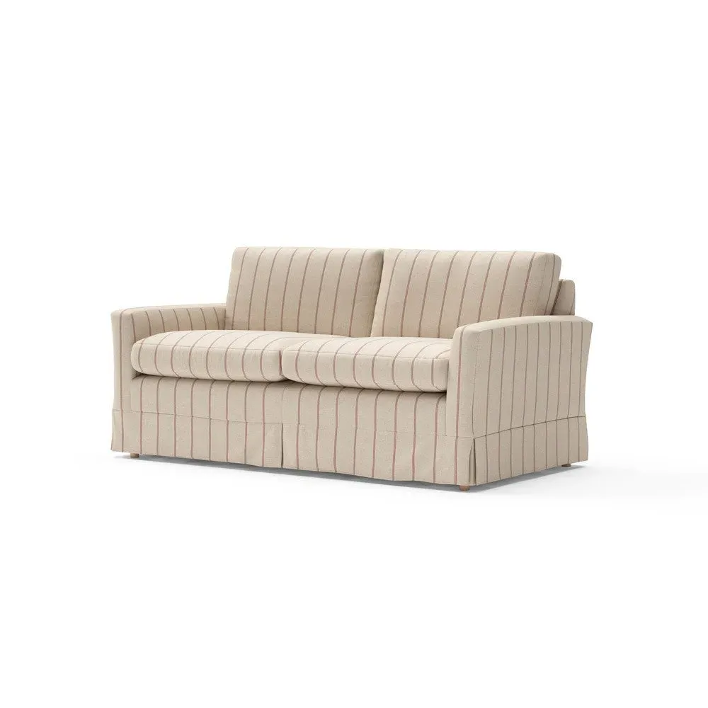 3-Seater Sofa - Raspberry, Compton Stripe