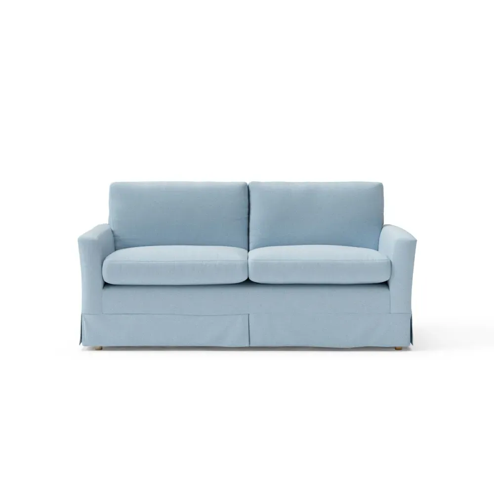 3 Seater Sofa - Sky Blue, House Linen Mix