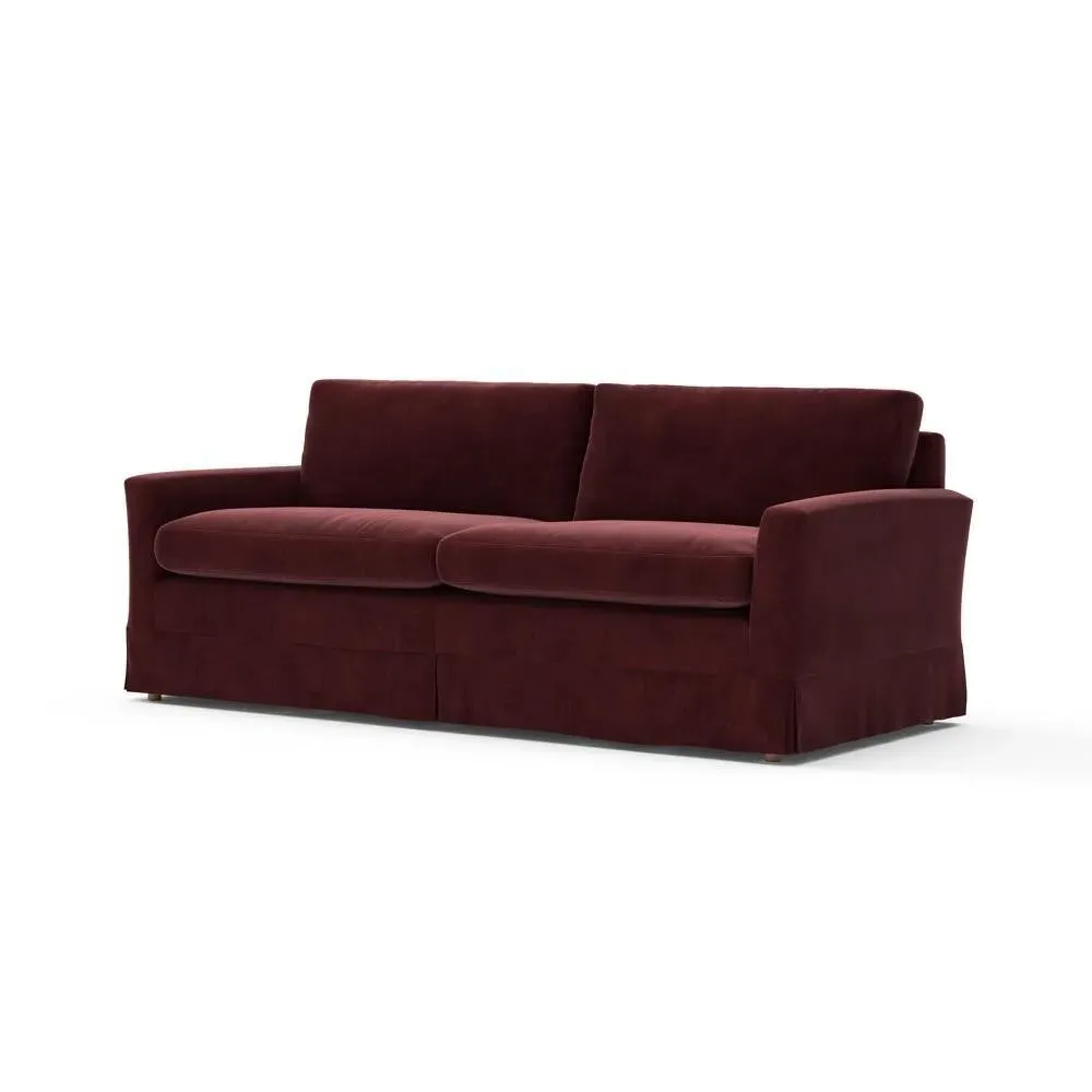 4-Seater Sofa - Dark Rosehip, Matt Velvet