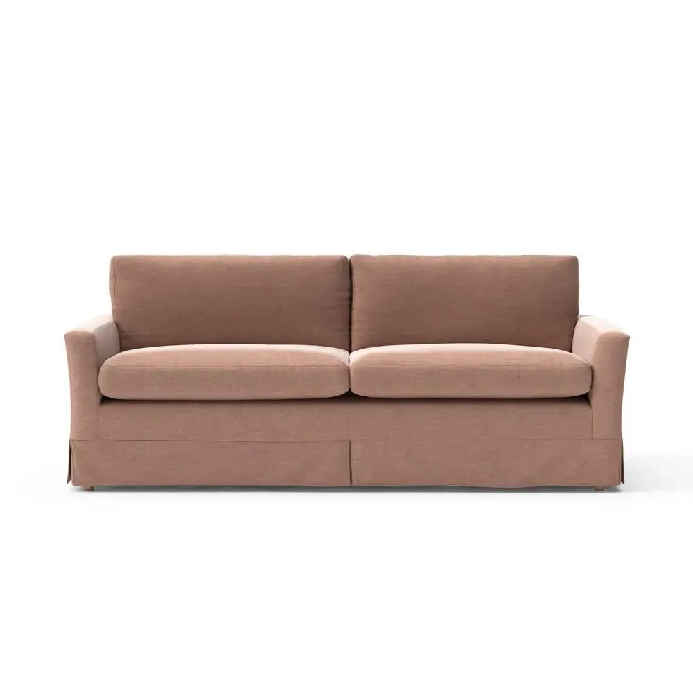 4-Seater Sofa - Dusky Rose, Eco Chenille