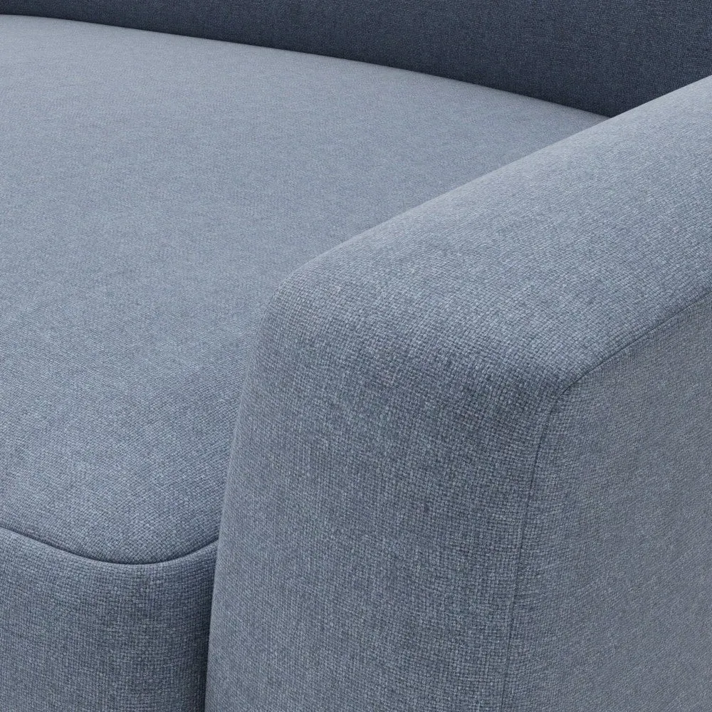 4-Seater Sofa - Indigo, House Linen Mix