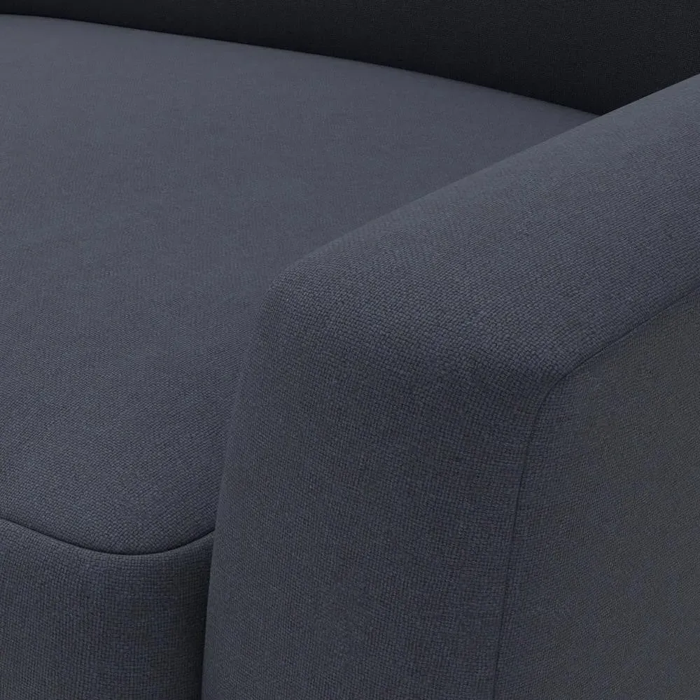 4-Seater Sofa - Ink, House Linen Mix