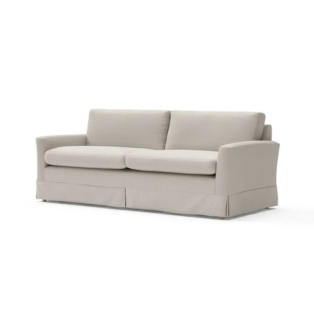 4-Seater Sofa - Natural, Broadway Stripe