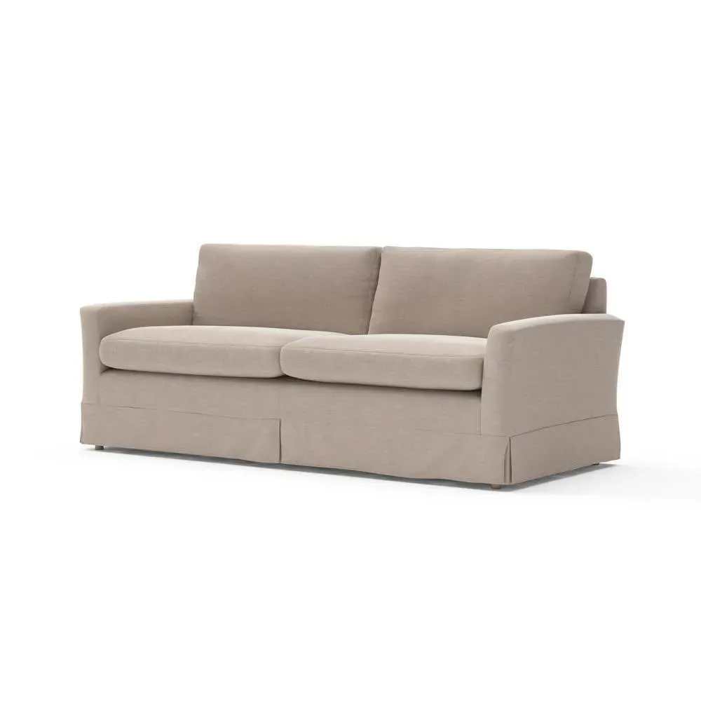 4-Seater Sofa - Natural, Eco Chenille