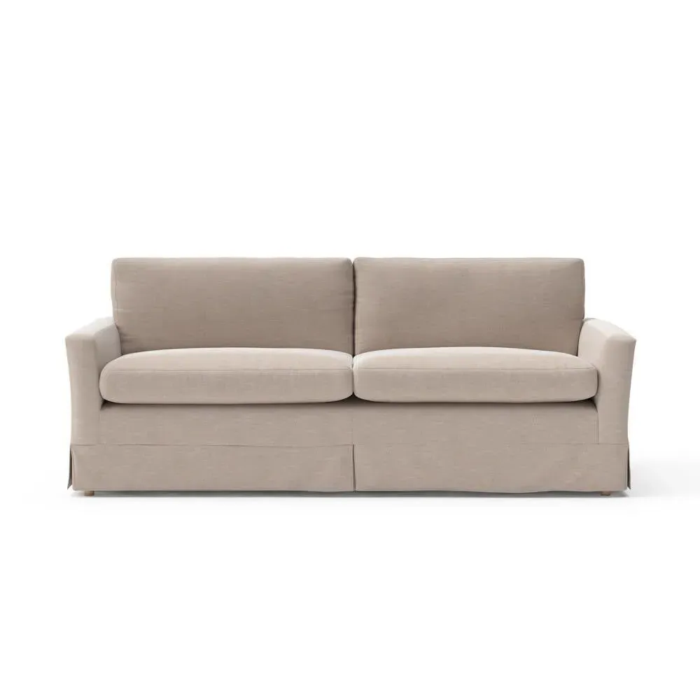 4-Seater Sofa - Natural, Eco Chenille