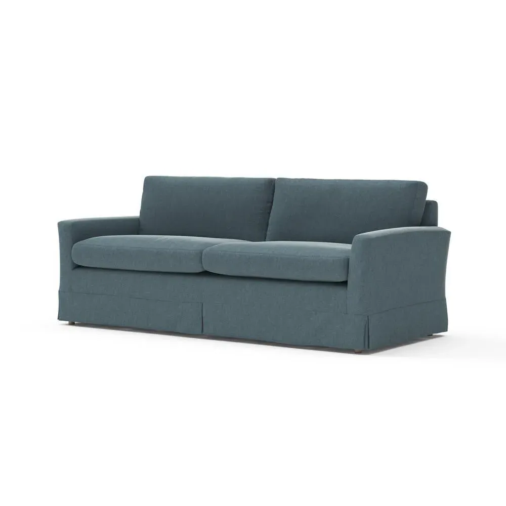 4-Seater Sofa - Teal, Eco Chenille