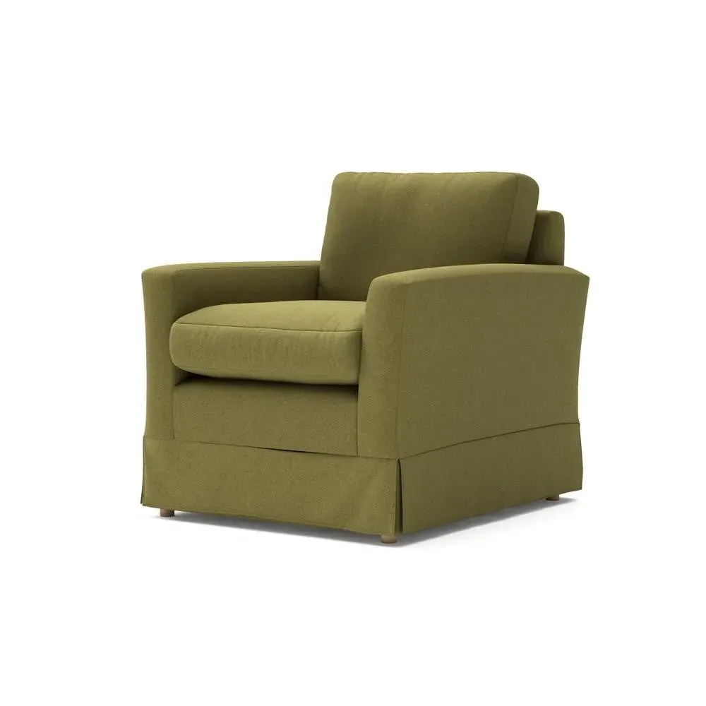 Armchair - Apple Green, House Linen Mix