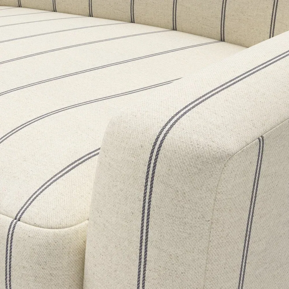 Armchair - Dark Grey, Compton Stripe